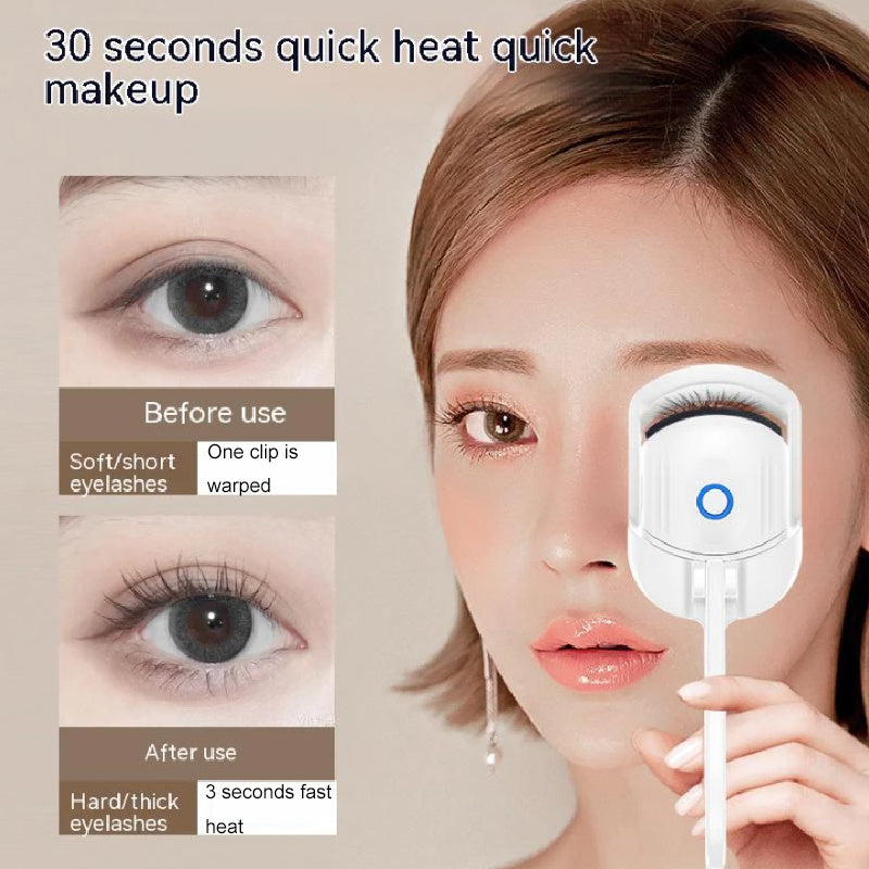Draagbare elektrisch verwarmde wimperkruller