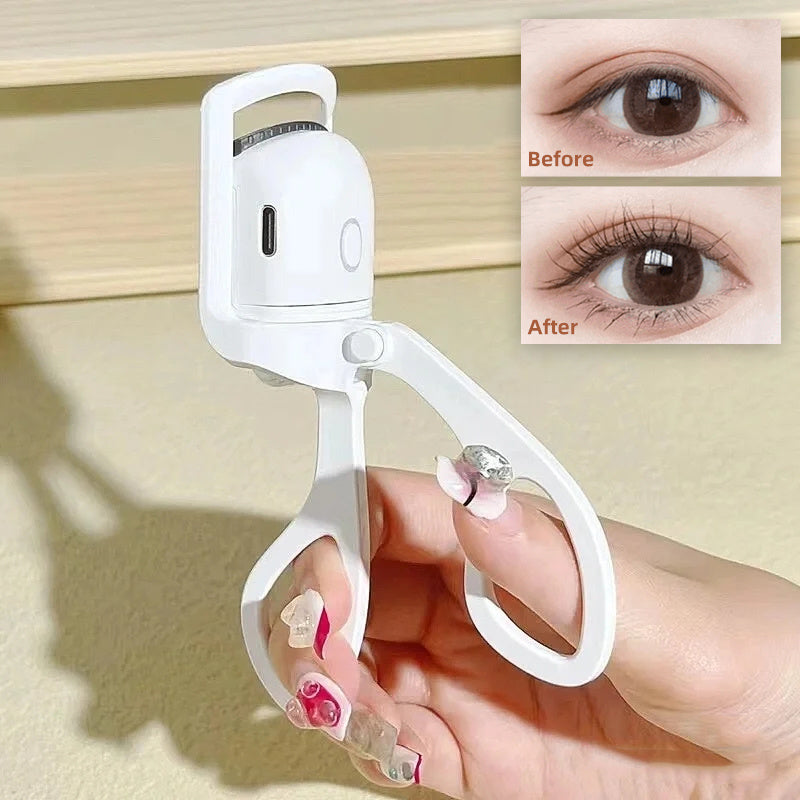 Draagbare elektrisch verwarmde wimperkruller