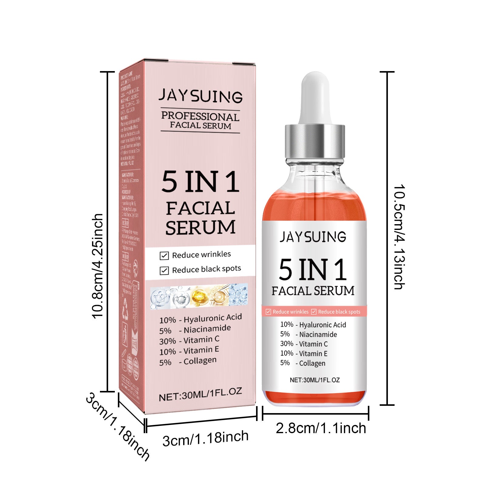 5-in-1 gezichtsserum, 30% vitamine C