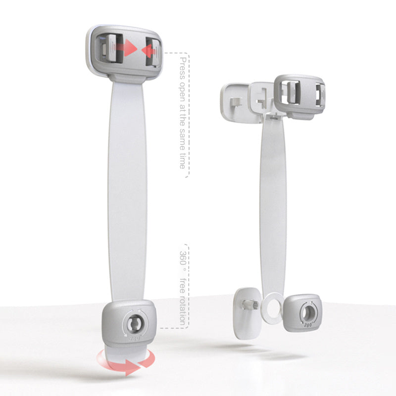 Veiligheidsslot voor baby's en peuters, anti-clip deursluiting
