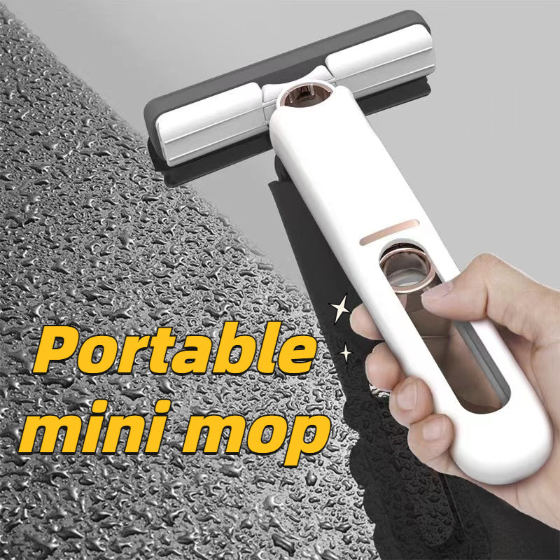 Mini draagbare eenvoudig uitknijpende mini dweilset