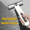 Mini draagbare eenvoudig uitknijpende mini dweilset