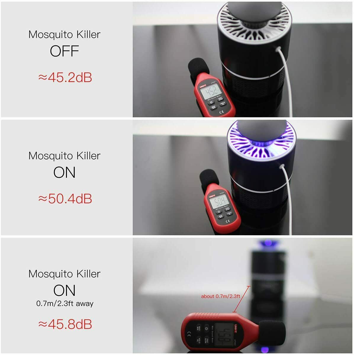 Elektrische UV-muggenlamp / vliegenvanger voor buiten en binnen