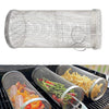 Rollende grillmand voor de barbecue