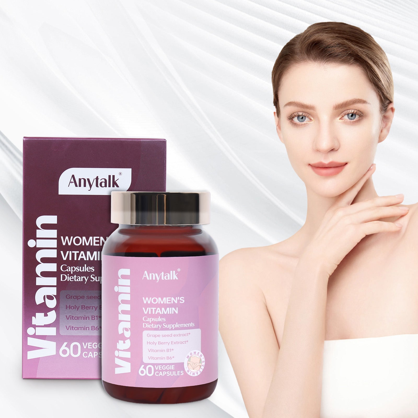 Multi-vitamine capsules voor vrouwen