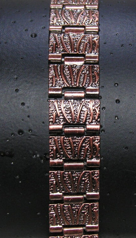 Vintage rood koperen armband
