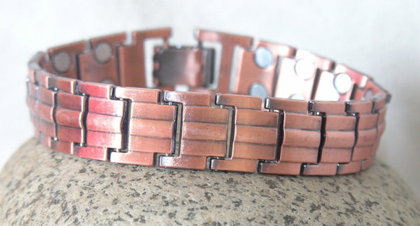 Krachtige koperen magnetische armband