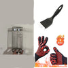 Rollende grillmand voor de barbecue