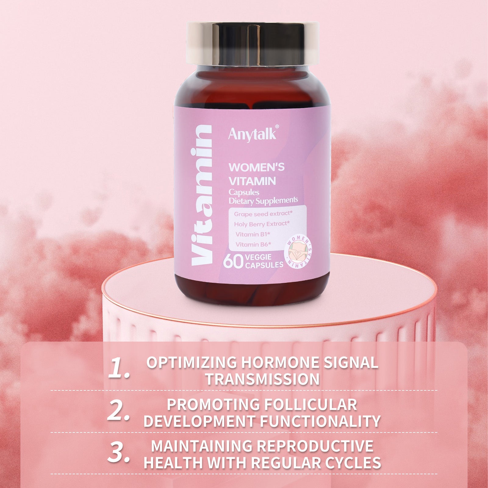 Multi-vitamine capsules voor vrouwen