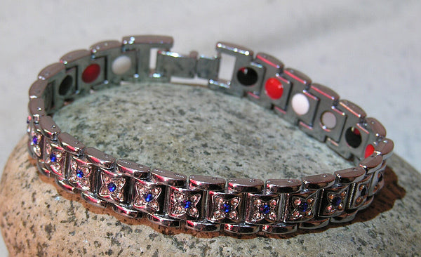 Elegante zilverkleurige damesarmband