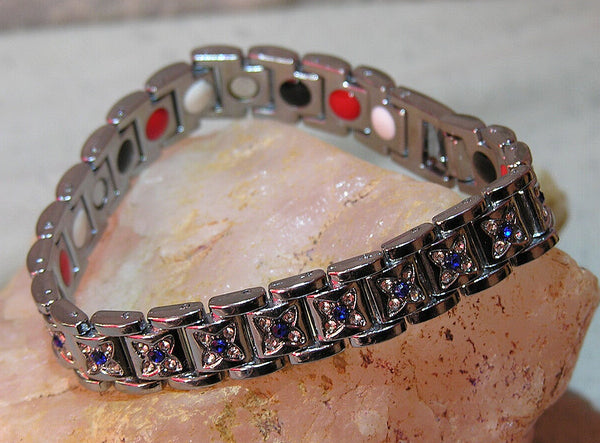 Elegante zilverkleurige damesarmband